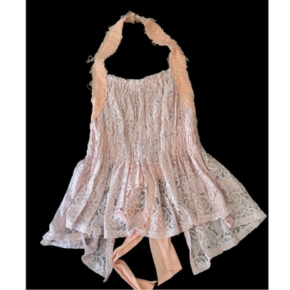 POL Lace Apron Halter Top NWOT - Picture 3 of 5